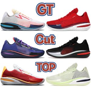 Top quality GT Cut mens Basketball Shoes triple Black crimson green grinch University white laser blue void siren red bright crimson low men Sneakers trainers