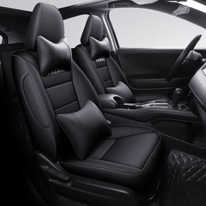 ingrosso sedile in pelle honda-Coperchio del sedile auto da auto personalizzato per Honda Vezel HR V2014 coprisedili interni impermeabili in pelle