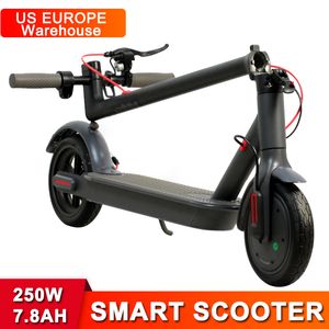 le scooter intelligent achat en gros de US EUROPE EMPLACEMENT Scooter électrique pliable Scooter W V Ah Batterie inch Scooters Smart Smart Smart avec application Bluetooth