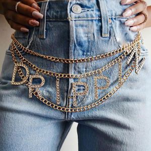 Riemen Mode Handgemaakte Sexy Body Chain Original Design Gold Custom DIY Crystal Brief Taille voor Vrouwen Dame Geschenken