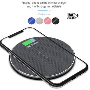 10W Qi Wireless Charger For iPhone Pro Xs Max X Xr Fast Charging Pad