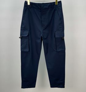 21FW Popularne Marynarki Marynarki Wojennej Mężczyźni Wysokiej jakości spodnie Cargo