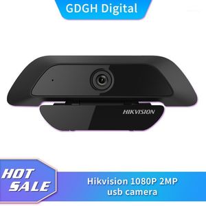 hikvision mini achat en gros de Webcams HIKVISION DS U12 HD P USB Webcam PC Mini Caméra en direct avec un jeu de microphone pour le travail de la conférence vidéo1
