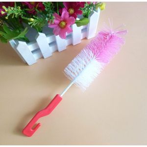 Wholesale water bottle cleaning brush resale online - Food Grade Baby Milk Bottle Cleaning Brush With Hook Mix Colors Convenient Water Bottles Brush Feeding Water jllBgt mx_home