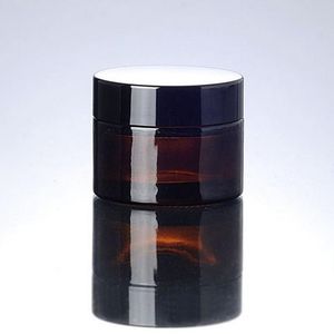 Brązowy Amber Glass Słoik ml Butelka z klasycznym śrubą pokrywą puste dab słoiki koncentruje kontener wysokiej jakości DHL za darmo