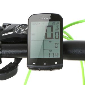 computadora de bicicletas inteligentes al por mayor-Computadoras de bicicletas Smart GPS Cycling Computer BT ANT Wireless Digital Speedometer Fightlight IPX6 Preciso