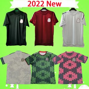 2022 Mexiko Fotboll Jersey Training Wear Copa America Fans Player Version Camiseta Chicharito Lozano Dos Santos Fotbollskjorta Män kit Uniforms Maillots