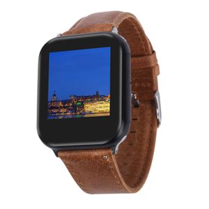 Gratis UPS tum Real Full Screen mm Smart Watch Serie GPS Bluetooth Trådlös laddning MTK2503C Rotera knapp Fulltidsdetektering Hjärtfrekvens blodtryck