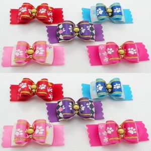 Dog Apparel Love Heart Pattern Valentine Pet Cat Hair Bows Accessories Tie Grooming Products Y791