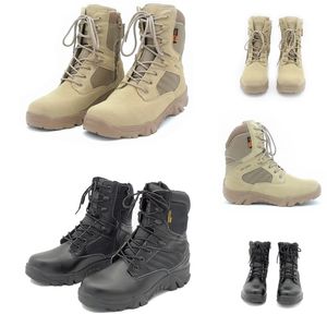 Wholesale delta tactical desert boots for sale - Group buy Fashion Non Brand Men Cowhide suede delta tactical military boot outdoor high top desert combat boots mens shoes
