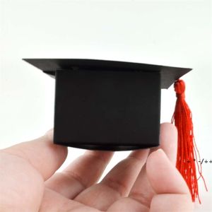 graduação partido favor caixas venda por atacado-Presente Wrap Doctor Hat Cap Caixa de Doces Celebração Festa Decoração Favor Graduate Presentes Embalagem Caixas FWB13045