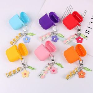 Wholesale fabric flowers rings resale online - Keychains Korean Resin Flower Keychain Eternal Fabric Ribbon Lanyard Assorted Color Pendant Key Ring Girls Bag Hanging Charms