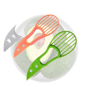многоинструментальные режущие лезвия
 оптовых-Многофункциональные инструменты Avocado Специальный нож Комбинация Все артефактные резки для резки фруктов для резки фруктов Зеленый оранжевый зубчатый лезвие F2