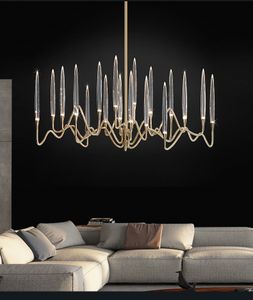 Modern Light Luxe LED lampen Crystal Kroonluchter Tak Bruiloft Decoratie Lamp voor Eetkamer Slaapkamer