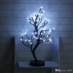 unique christmas lights toptan satış-LED Pil Erik Çiçeği Işık Su Geçirmez Kafa Gece Lambası Romantik Bling Noel Düğün Dekoru Ağacı Fener Benzersiz Stil YD ZZ