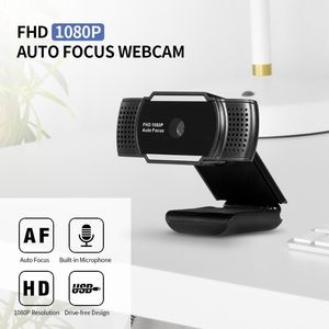 1080P USB Webcam MP Auto Focus Web Camera Built in Sound absorbing Microphone Drive free Camera for PC Laptop1