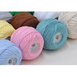 Wholesale baby yarn colors resale online - 360 grams cotton lace yarn mm thick for knitting baby Skin friendly balls different colors available T200601
