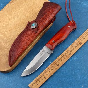 VG10 steel fixed blade straight blade Bushcraft outdoor camping survival knife self defense hunting jungle tactical knifeEDC tool