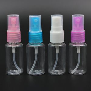 50pcs parti ml PET Portable Transparent Parfym Atomizer Hydrating Spray Bottle Makeup Tools Plast PARFUM REFILLABLE