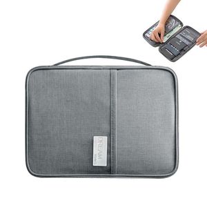 Wholesale multi function passport holder for sale - Group buy Storage Bags Business Oxford Cloth Travel Multi function Bag Passport Cash Purse Holder Case Document