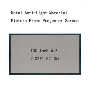 Projektionsskärmar Thinyou inch Väggmonterad bildram cm Metal Anti Light Material HD Projektor Screen1