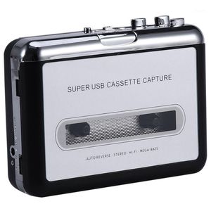 usb cassette player tape mp3 converter großhandel-12V USB Kassetten Player Band an PC MP3 CD Switcher Konverter Capture O Musik Player mit Kopfhörer1