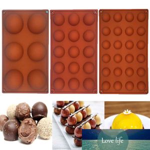 Half Ball Sphere Silicone Mold Round Cake Chocolate Pastry Bakeware Stencil Pudding Jello Soap Candy Baking Moulds
