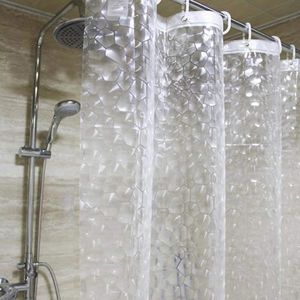 3d transparent shower curtain Water Cube Waterproof Clear Shower Curtain Bath Curtains Bathtub Stall x cm HHD4657