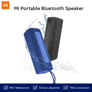 tws bluetooth speaker. venda por atacado-Xiaomi mi portátil Bluetooth Speaker w TWS Conexão de alta qualidade IPX7 À Prova D Água horas Playtime