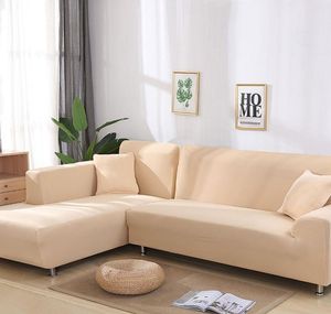 Grey Color Elastic Couch Sofa Cover Loveseat 