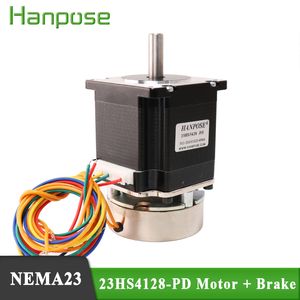 Wholesale engraving printers resale online - 23HS4128 PD Spring brake stepper motor integrated high torque power N c0N CM phase four wire printer engraving machine for D printer