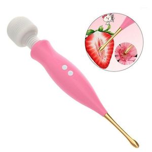 Electric Massagers Magic Wand Massager Cordless Rechargeable Vibrating Women Multi Speed Neck Full Body Personal Massage USB Recharg1