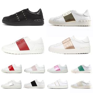 Wholesale gold chain heels for sale - Group buy Luxurys Designers Sneakers Mens Women Dress Shoes All Blacks White Pink Green Original Fashion Spikes Designer Sports Trainers Size