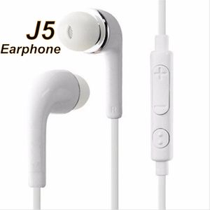 kulak kulaklıklar düz toptan satış-Ses Temizle Kulaklıklar Kulaklık Kulak J5 Hacim Uzaktan Kumanda Mic Samsung Galaxy S4 I9500 S3 I9300 N7100 için Düz Kablo