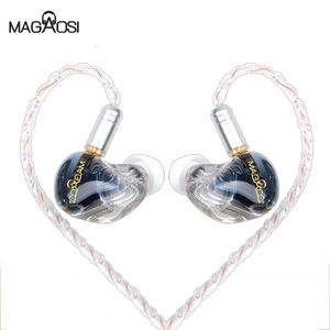 Wholesale bluetooth wire headphones for sale - Group buy Headphones Earphones Magaosi Upgraded Version BA Driver Unit Monitors mm MMCX Detachable Cable HIFI Earbuds And Bluetooth Wire With MI