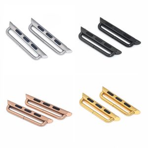 Wholesale connector watch for sale - Group buy Adapter For Apple Watch Stainless Steel for iwatch Band Strap Connector mm mm mm mm Seamless Aluminum Wrist Linker Colorful