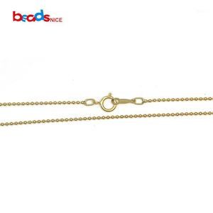 Chains Beadsnice ID40105smt4 Gold Filled Delicate Necklace Handmade Jewelry Ball Chain Layering For Womenn Gift1