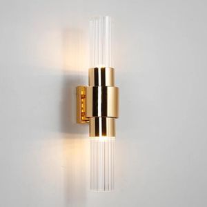 Wall Lamp Modern Nordic Design Golden Glass Led Lamp Interior Decoration Suitable For Living Room Bedroom Or Bathroom