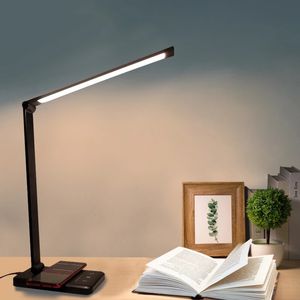 LED Desk Lamps USB Eye-Protection Tafellamp 5 DIMBARE NIVEAD TOUCH Nachtlicht voor slaapkamer nachtkastje lezen Lampara Escritorio