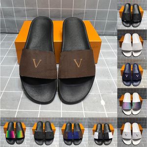 adam moda terlik toptan satış-Erkekler Kadınlar Terlik Tasarımcı Ayakkabı Lüks Yaz Moda Geniş Düz Kaygan Adam Kadın Terlik Çevirme