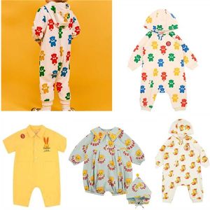 kinder erntedankkleidung großhandel-Baby Strampler Koreanische Marke Herbst Mode Jungen Kleidung Onesie Spielanzug Geborene Kinder Oberbekleidung Danksagung Outfits Für Mädchen