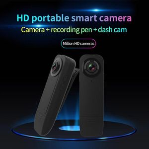 карманные hd-видеокамеры оптовых-A18 Mini Camcorders Full HD P DV с Pocket Clip Portable Security Smart Camera Поддержка TF Card Видео записи Ночь Snapsa53