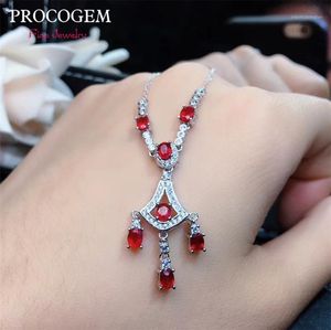Wholesale genuine emeralds for sale - Group buy Chains Natural Ruby Sapphire Emerald Chocker Necklace For Women Party High Quality Genuine Gems Fine Jewelry Sterling Silver