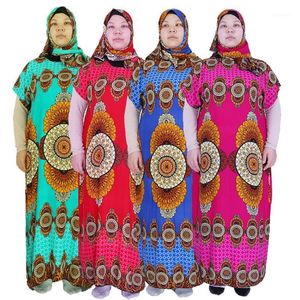 Wholesale middle east garment resale online - Ethnic Clothing Prayer Garment Eid Mubarak Ramadam Women Hijab Scarf Abaya Dress Muslim Fashion Saudi Arabia Middle East Print Islamic Cloth