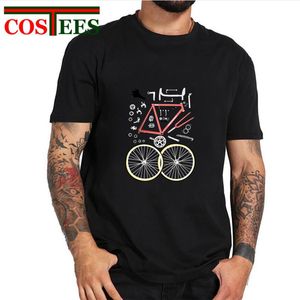 tshirt yapmak
 toptan satış-Erkek T Shirt Komik Patladı Tüm Parçalara Bakın Bir Yarış Bisiklet Makyaj T Shirt Erkekler MTB Biker Tişört Dağ Bisiklet Tshirt