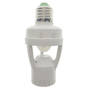 Smart Home Sensor AC v stopni PIR Indukcja Motion IR Podczerwieni Ludzki E27 Wtyczka Socket Switch Base Led Lampa Lampa