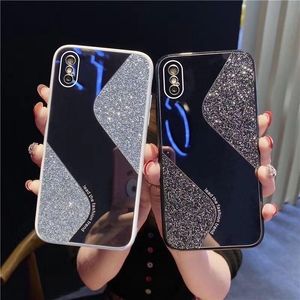 Wholesale s phone cases for sale - Group buy NEW S Style Mirror Glitter Phone Cases Bling Makeup Back Cover Protector for iPhone pro max X Xs XR Xs Max p plus