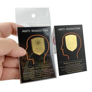 anti radiation sticker mobile phones toptan satış-Yüksek kaliteli anti radyasyon koruyucu kalkanı gadget emf koruma mobil cep telefonu ve elektronik cihazlar çıkartmalar wxtb