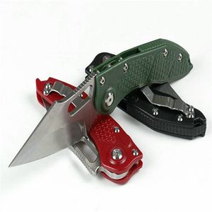 Newer mi tech Dicky fast folding knife ABS handle three colors camping survival hunting knife knives copies ZT Ben freeshipping