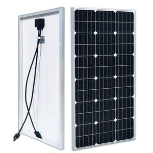 100W V Zonnepaneel V Photovoltaic Power Storage Batterij opladen voor RV schepen Huizen Straatlantaarn etc Nieuw product